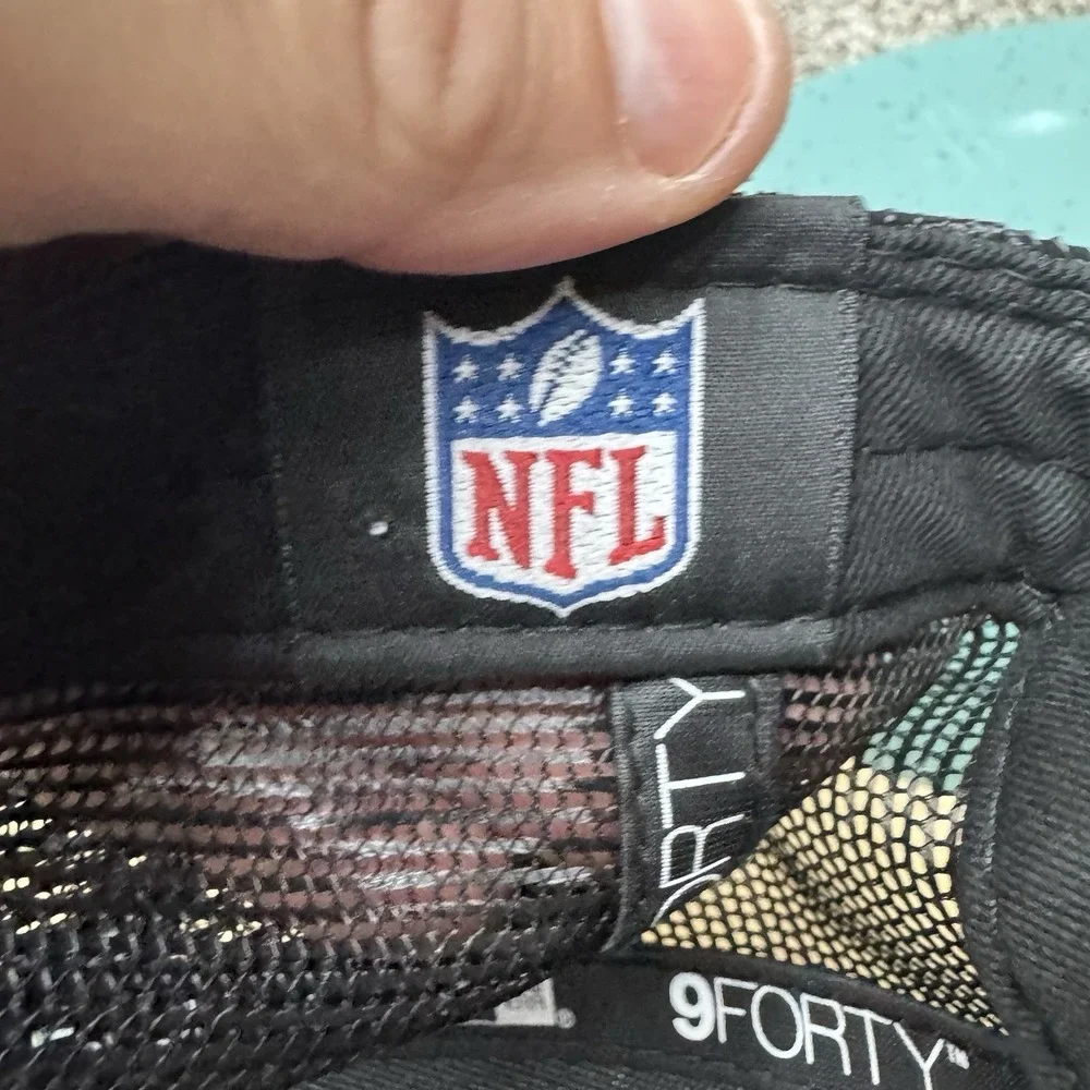 Jacksonville Jaguars Hat Cap Snap Back Mesh Back New Era 9Forty‎ NFL Football